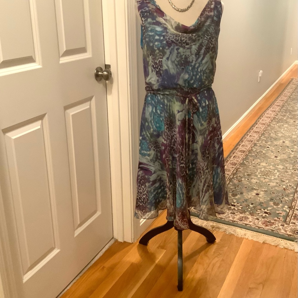 NWOT Woman’s summer dress by Jones of New York. Size 12. Multicolored